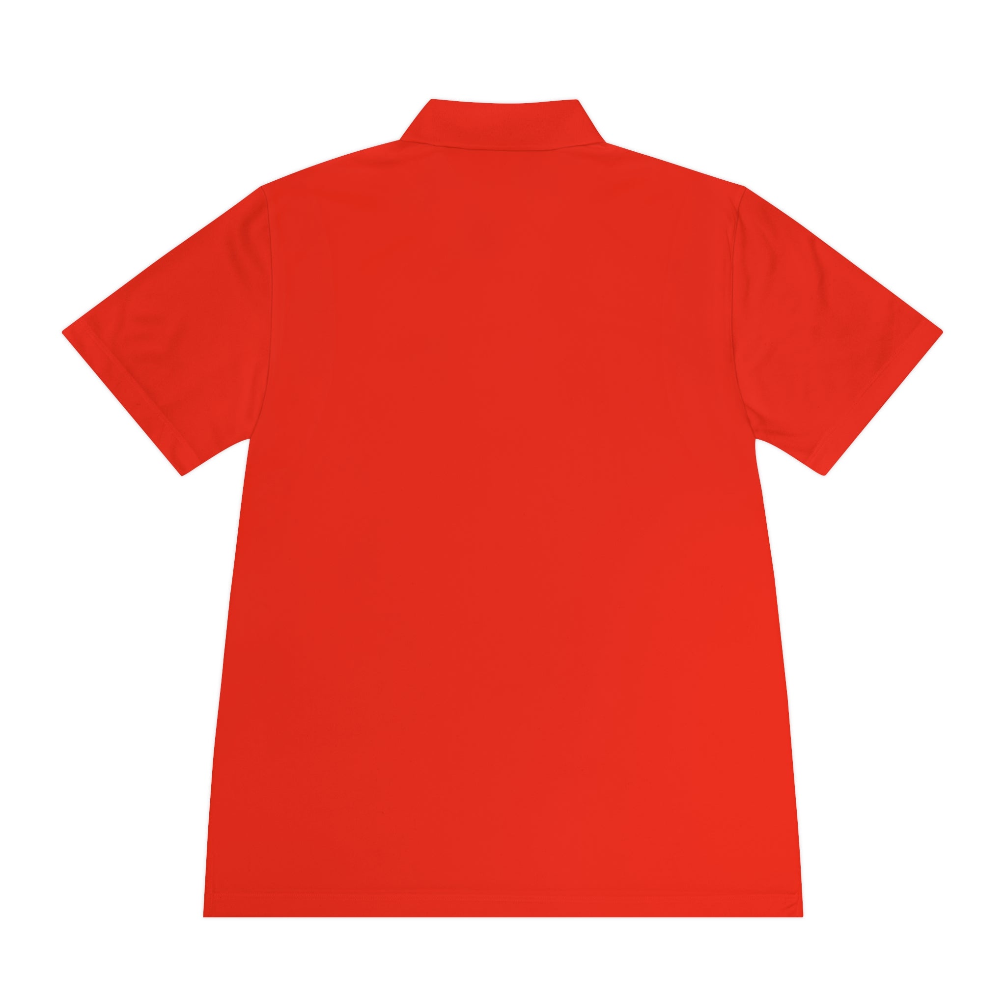 Men's Red Polo Shirt, Sport Performance Polo, TATE Experience Logo Shirt, Vibrant Athletic Polo, The Ameya Taylor Experience
